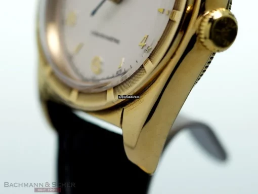 Superb Replica Rolex Bubble Back 5015 Manual Winding Movement 32mm Yellow Gold Case Mens/unisex Watch - Image 2