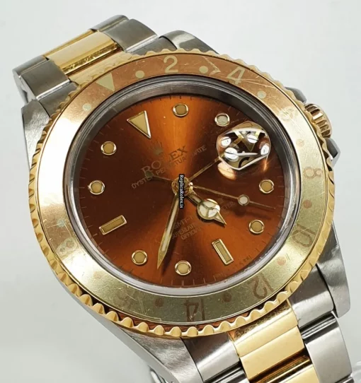 Wholesale Replica Rolex Gmt-master II 16713 Caliber 3185 Automatic Movement 40mm Gold/steel Case Mens/unisex Watch