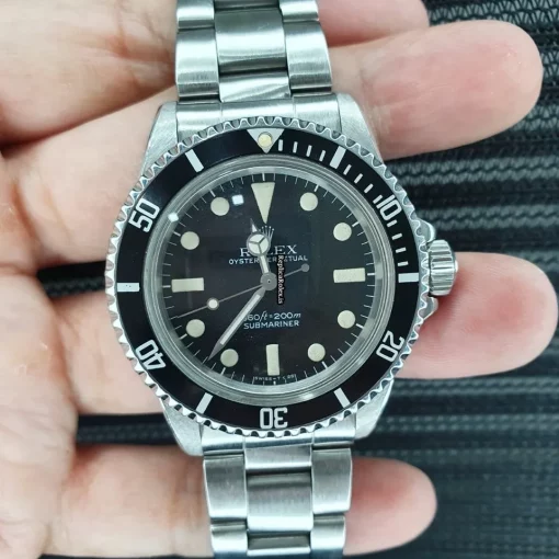 Terrific Replica Rolex Submariner 5513 Caliber 1520 Automatic Movement 40mm Steel Case Mens/unisex Watch - Image 4