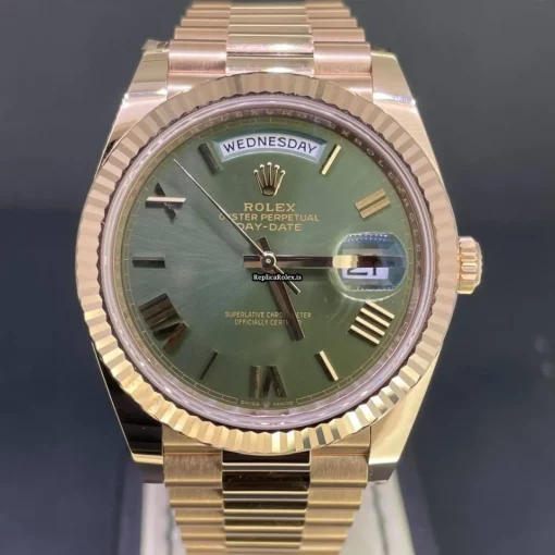 Aaa Replica Rolex Day-date 40 228235 Caliber 3255 Automatic Movement 40mm Rose Gold Case Mens/unisex Watch - Image 2