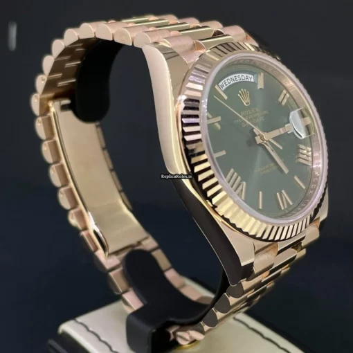 Aaa Replica Rolex Day-date 40 228235 Caliber 3255 Automatic Movement 40mm Rose Gold Case Mens/unisex Watch - Image 5