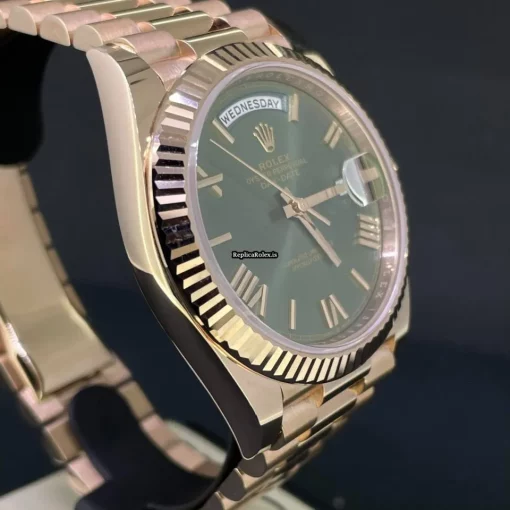 Aaa Replica Rolex Day-date 40 228235 Caliber 3255 Automatic Movement 40mm Rose Gold Case Mens/unisex Watch - Image 6