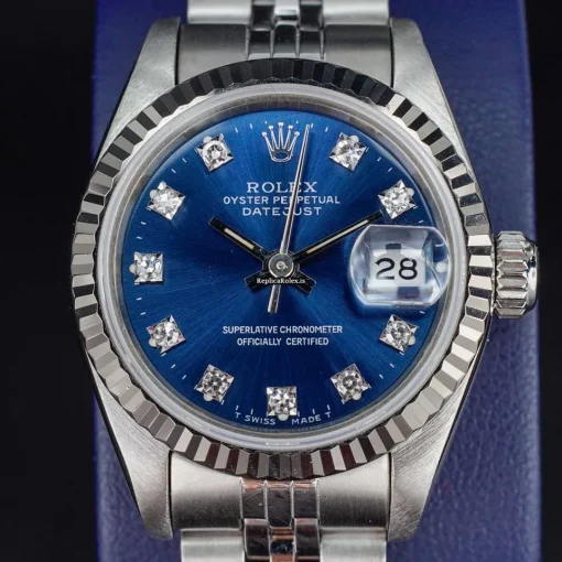Special Replica Rolex Lady-datejust 69174 Caliber 2135 Automatic Movement 26mm Steel Case Womens Watch - Image 12