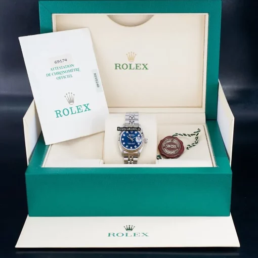 Special Replica Rolex Lady-datejust 69174 Caliber 2135 Automatic Movement 26mm Steel Case Womens Watch - Image 9