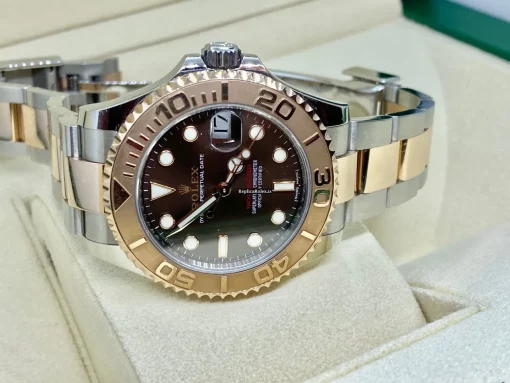 Cool Replica Rolex Yacht-master 37 268621 Caliber 2236 Automatic Movement 37mm Gold/steel Case Mens/unisex Watch - Image 10