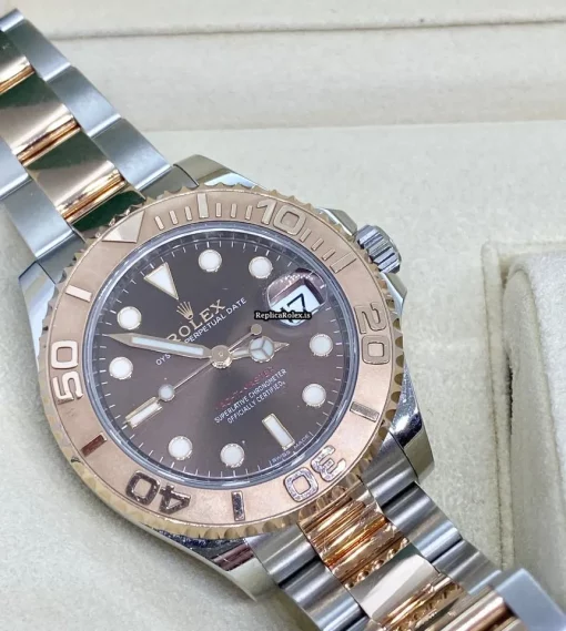 Cool Replica Rolex Yacht-master 37 268621 Caliber 2236 Automatic Movement 37mm Gold/steel Case Mens/unisex Watch - Image 2