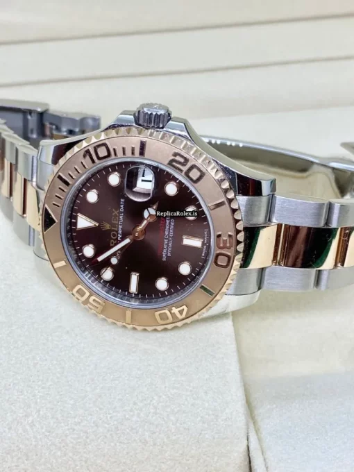 Cool Replica Rolex Yacht-master 37 268621 Caliber 2236 Automatic Movement 37mm Gold/steel Case Mens/unisex Watch - Image 3