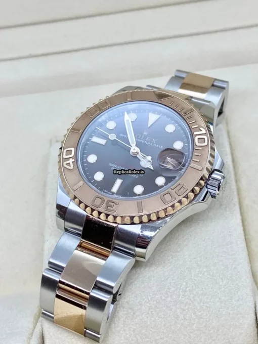 Cool Replica Rolex Yacht-master 37 268621 Caliber 2236 Automatic Movement 37mm Gold/steel Case Mens/unisex Watch - Image 8