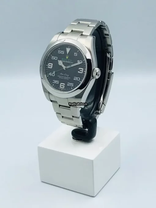 Popular Fakes Rolex Air King 116900 Caliber 3131 Automatic Movement 40mm Steel Case Mens/unisex Watch - Image 3