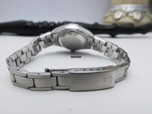 Distinctive Replica Rolex Oyster Perpetual Lady Date 6916 Caliber 2035 Automatic Movement 26mm Steel Case Womens Watch - Image 12