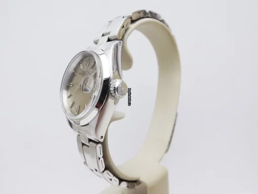 Distinctive Replica Rolex Oyster Perpetual Lady Date 6916 Caliber 2035 Automatic Movement 26mm Steel Case Womens Watch - Image 2