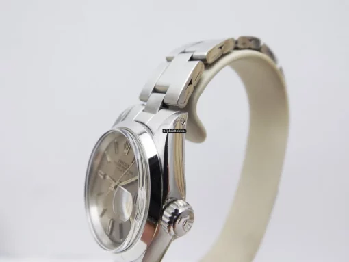 Distinctive Replica Rolex Oyster Perpetual Lady Date 6916 Caliber 2035 Automatic Movement 26mm Steel Case Womens Watch - Image 3