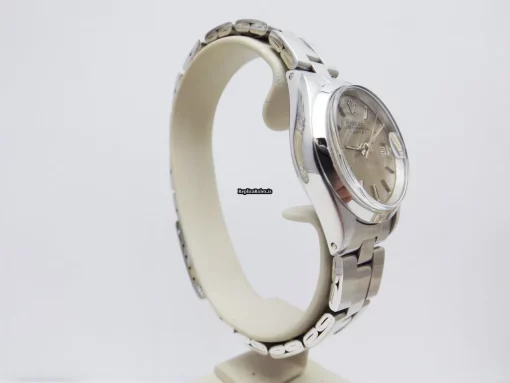 Distinctive Replica Rolex Oyster Perpetual Lady Date 6916 Caliber 2035 Automatic Movement 26mm Steel Case Womens Watch - Image 7