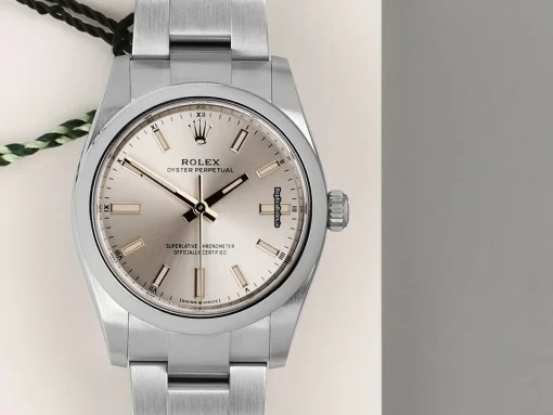 Wonderful Replica Rolex Oyster Perpetual 34 124200 Automatic Movement 34mm Steel Case Watch - Image 5