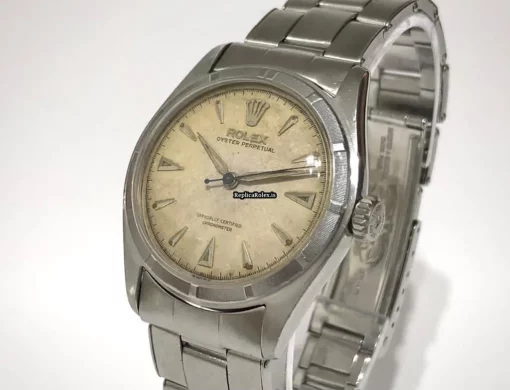 Ideal Replica Rolex Bubble Back 6107 Automatic Movement 34mm Steel Case Watch - Image 2
