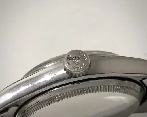 Ideal Replica Rolex Bubble Back 6107 Automatic Movement 34mm Steel Case Watch - Image 7