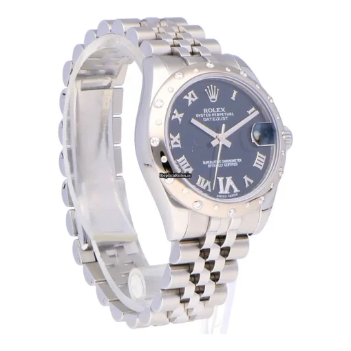 Good Copies Rolex Lady-datejust 178344 Caliber 2235 Automatic Movement 31mm Steel Case Womens Watch - Image 8