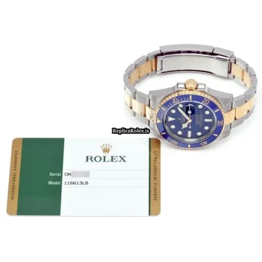 Lovely Replica Rolex Submariner Date 116613lb Caliber 3135 Automatic Movement 40mm Steel Case Watch - Image 5