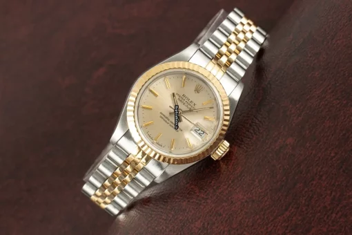 Ideal Replica Rolex Lady-datejust 69173 Caliber 2135 Automatic Movement 26mm Gold/steel Case Womens Watch - Image 2