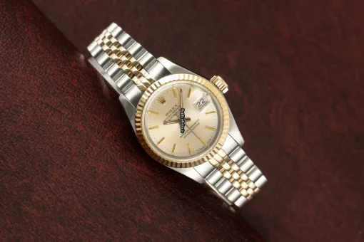 Ideal Replica Rolex Lady-datejust 69173 Caliber 2135 Automatic Movement 26mm Gold/steel Case Womens Watch - Image 3
