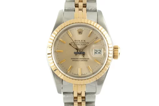 Ideal Replica Rolex Lady-datejust 69173 Caliber 2135 Automatic Movement 26mm Gold/steel Case Womens Watch - Image 7