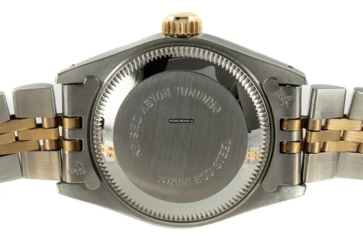 Ideal Replica Rolex Lady-datejust 69173 Caliber 2135 Automatic Movement 26mm Gold/steel Case Womens Watch - Image 8