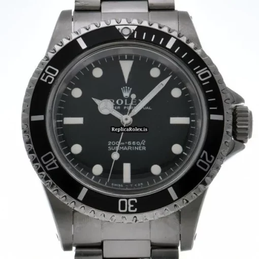 Pleasing Fake Rolex Submariner 5513 Caliber 1520 Automatic Movement 40mm Steel Case Watch - Image 4