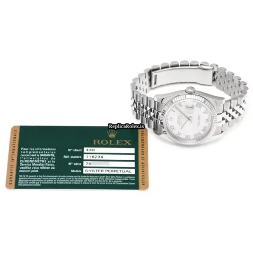 Remarkable Replica Rolex Datejust 116234 Automatic Movement 36mm Steel Case Watch - Image 5