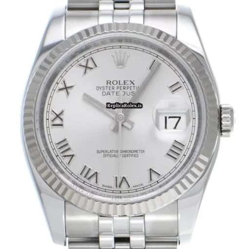 Remarkable Replica Rolex Datejust 116234 Automatic Movement 36mm Steel Case Watch - Image 6