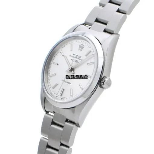 Perfect Clone Rolex Air King Precision 14000 Caliber 3000 Automatic Movement 34mm Steel Case Watch - Image 2