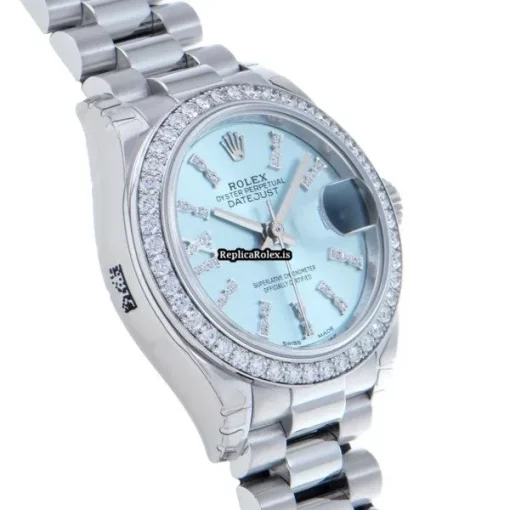 Suitable Replicas Rolex Lady-datejust 279136rbr Caliber 2236 Automatic Movement 28mm Platinum Case Womens Watch - Image 3
