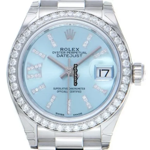 Suitable Replicas Rolex Lady-datejust 279136rbr Caliber 2236 Automatic Movement 28mm Platinum Case Womens Watch - Image 6