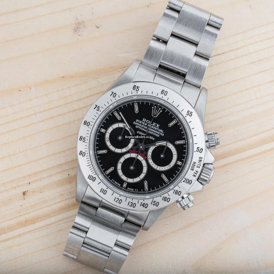 Trustworthy Imitation Rolex Daytona 16520 Zenith El Primero Caliber 4030 Automatic Movement 40mm Steel Case Mens/unisex Watch - Image 2