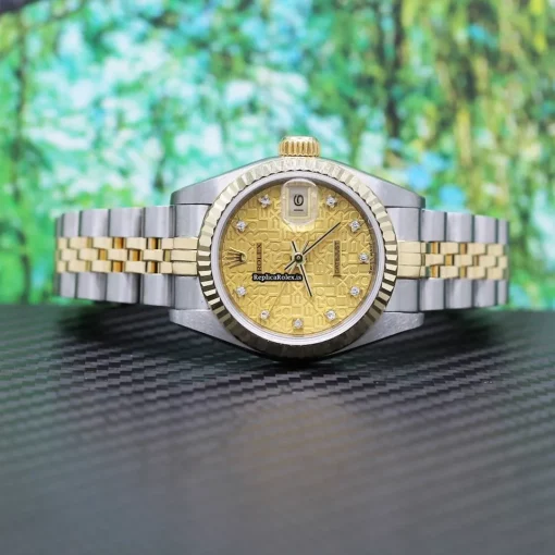 Lovely Replica Rolex Lady-datejust 69173 Caliber 2135 Automatic Movement 26mm Steel Case Womens Watch - Image 2