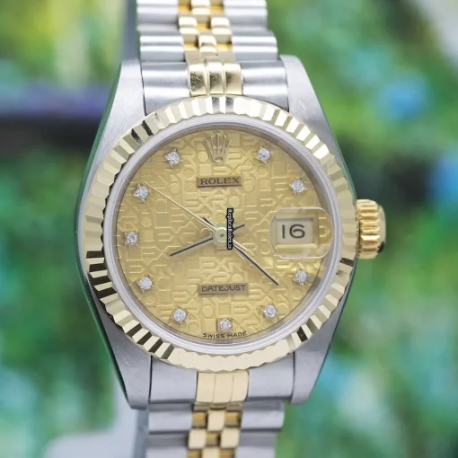Lovely Replica Rolex Lady-datejust 69173 Caliber 2135 Automatic Movement 26mm Steel Case Womens Watch - Image 4