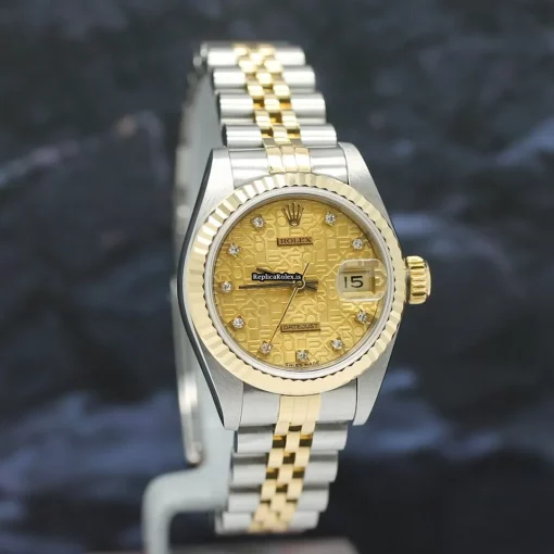 Lovely Replica Rolex Lady-datejust 69173 Caliber 2135 Automatic Movement 26mm Steel Case Womens Watch - Image 5