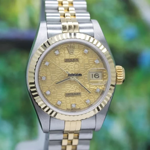 Lovely Replica Rolex Lady-datejust 69173 Caliber 2135 Automatic Movement 26mm Steel Case Womens Watch - Image 7