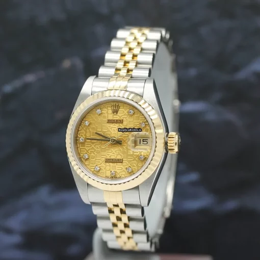 Lovely Replica Rolex Lady-datejust 69173 Caliber 2135 Automatic Movement 26mm Steel Case Womens Watch - Image 8