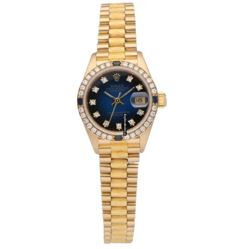 Amazing Replica Rolex Lady-datejust 69088 Automatic Movement 26mm Yellow Gold Case Womens Watch