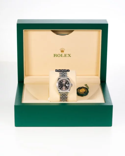 Attractive Replica Rolex Lady-datejust 279384rbr-0013 Caliber 2236 Automatic Movement 28x41mm Steel Case Womens Watch