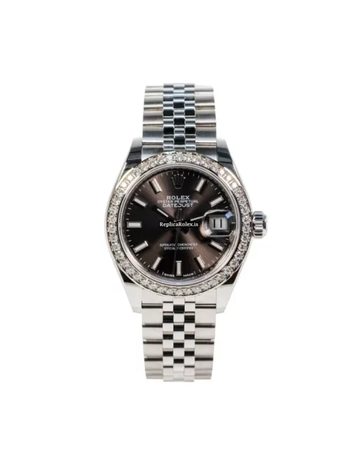 Attractive Replica Rolex Lady-datejust 279384rbr-0013 Caliber 2236 Automatic Movement 28x41mm Steel Case Womens Watch - Image 2