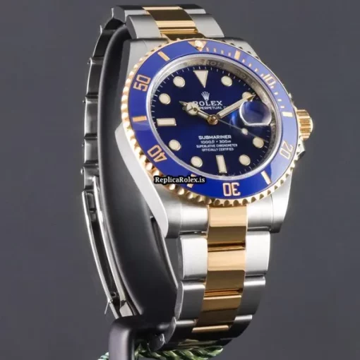 Beautiful Replica Rolex Submariner Date 126613lb Caliber 3235 Automatic Movement 41mm Gold/steel Case Mens/unisex Watch - Image 4