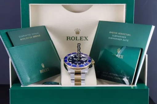 Beautiful Replica Rolex Submariner Date 126613lb Caliber 3235 Automatic Movement 41mm Gold/steel Case Mens/unisex Watch - Image 5