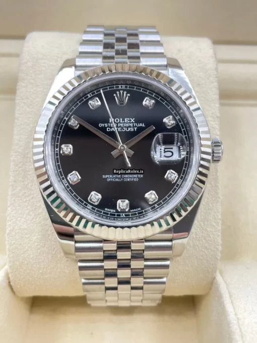 Cool Fake Rolex Datejust 126334 Caliber 3235 Automatic Movement 41mm Steel Case Mens/unisex Watch - Image 8