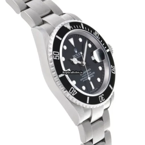 Ideal Replica Rolex Submariner Date 16610 Caliber 3135 Automatic Movement 40mm Steel Case Watch - Image 3
