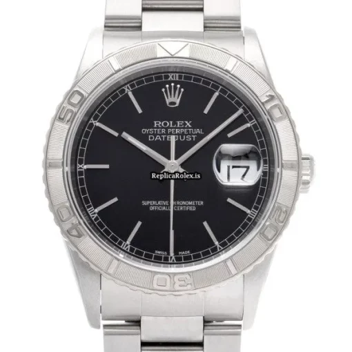 Popular Clone Rolex Datejust Turn-o-graph 16264 Caliber 3135 Automatic Movement 36mm Steel Case Watch - Image 6