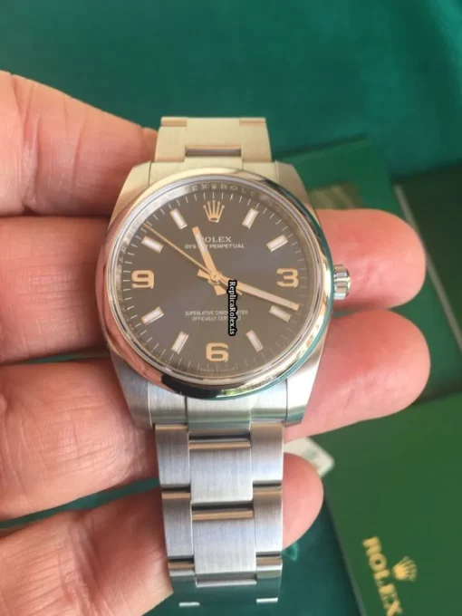 Suitable Copy Rolex Oyster Perpetual 34 114200 Caliber 3130 Automatic Movement 34mm Steel Case Mens/unisex Watch