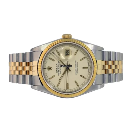 Best Fake Rolex Datejust 16233 Caliber 3135 Automatic Movement 36mm Gold/steel Case Mens/unisex Watch - Image 5
