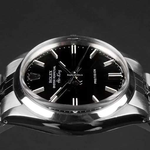 Incredible Replica Rolex Air King 5500/0 Automatic Movement 34mm Steel Case Mens/unisex Watch - Image 10