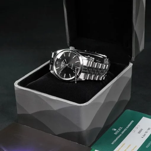 Incredible Replica Rolex Air King 5500/0 Automatic Movement 34mm Steel Case Mens/unisex Watch - Image 14
